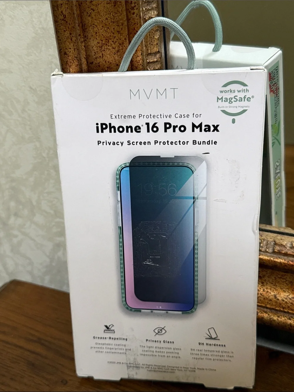 MVMT Salute iPhone 16 Pro Max Case - White with food items & other accents.